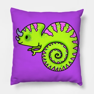 Dazzling Chameleon Pillow