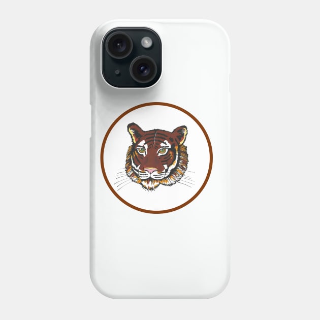 Tiger Face Phone Case by SartorisArt1