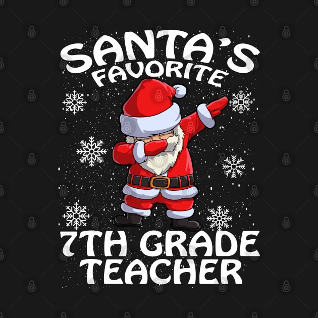 Santas Favorite 7Th Grade Teacher Christmas by intelus