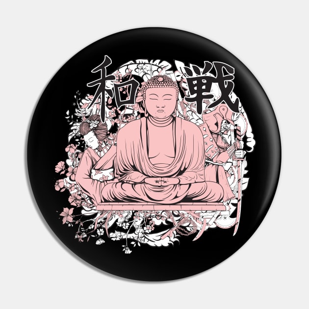 Samurai Buddha Pin by BrillianD