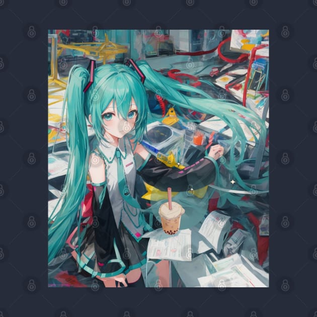 Hatsune Miku by Prossori