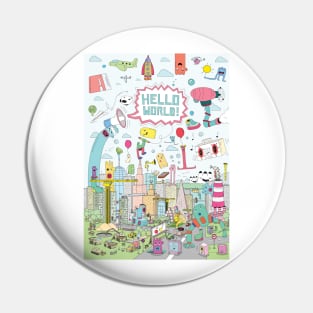 Hello World Pin