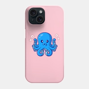 Cute Octopus Cartoon Phone Case