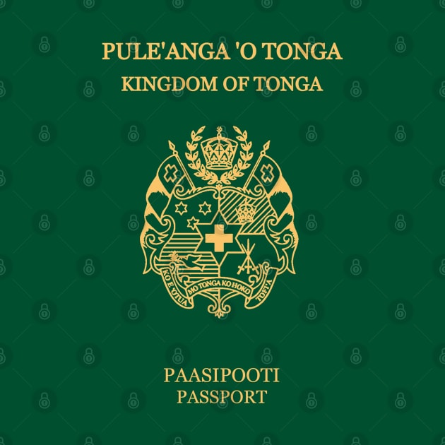 Tonga passport by Travellers