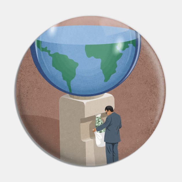 Earth Dispenser Pin by John Holcroft