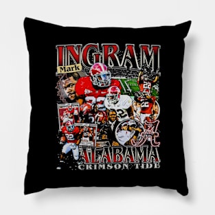 Mark Ingram College Vintage Bootleg Pillow