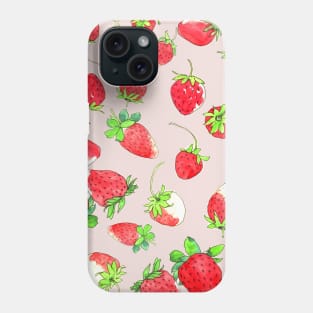 strawberries Phone Case