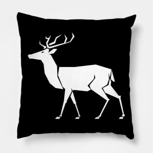 Modern Minimalist Deer Stag Hart Design - Stag Do Stag Party Stag Night Pillow