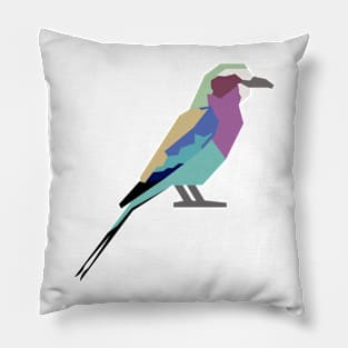 Graphic Nature - Lilac breasted Roller Pillow