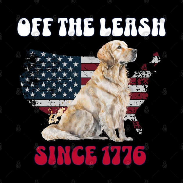4th of July Independence Day Funny Design for Dog Lovers by EndlessDoodles