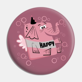 Happy the Birthday Elephant Pin