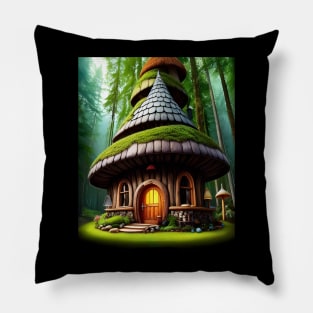 Mushroom House 04 Pillow