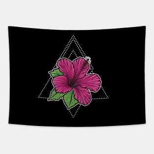 Tropical Hibiscus Flora Tapestry