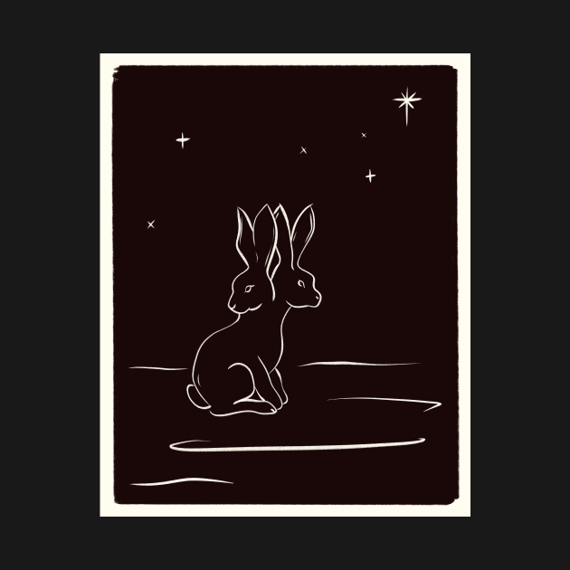 Lucky Two Headed Rabbit Alternative Art by SkullFern