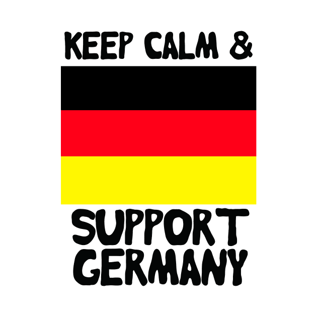 Keep Calm And Support Germany by nextneveldesign