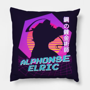 Alphonse Elric - Vaporwave Pillow