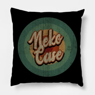 Circle Retro Vintage Neko Case Pillow