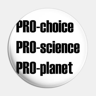 March for Science: Pro-planet Pin