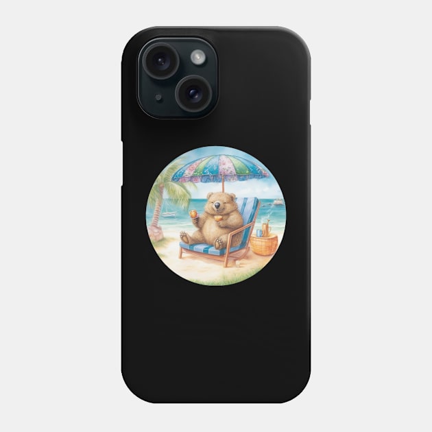 Wombat Vacation! Phone Case by TheWombatsDen