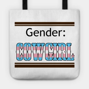 Gender: COWGIRL - Trans Colors Tote