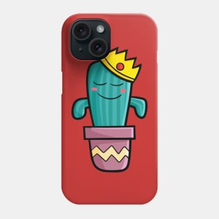 Cute Cactus King Phone Case