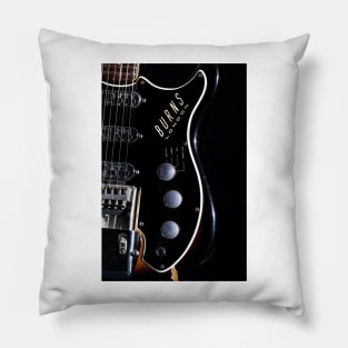 Burns Guitar Profile Pillow