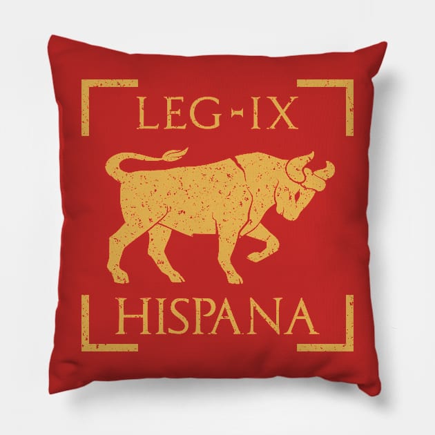 Legio IX Hispana Taurus Emblem Roman Legion Pillow by zeno27