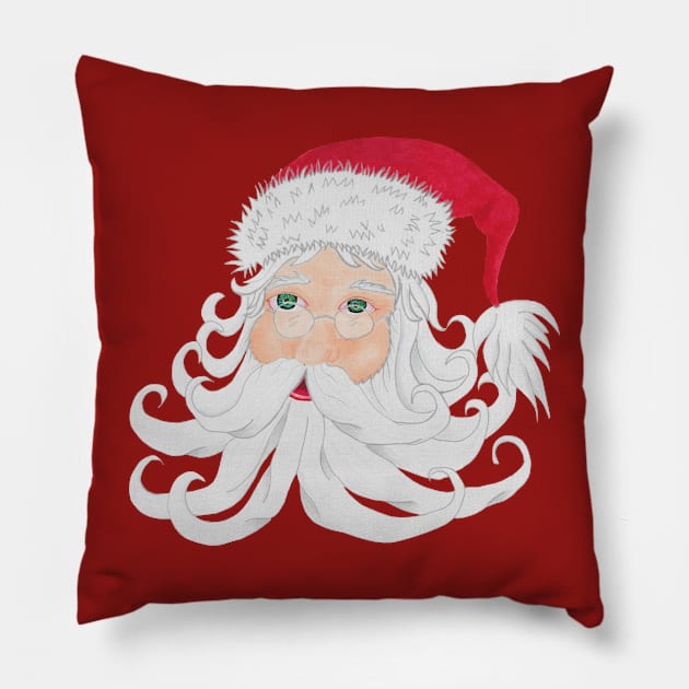 Santa Claus Pillow by Keatos