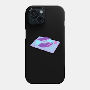 glitchy turntable Phone Case