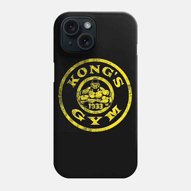 Kong's Gym, distressed Phone Case by hauntedjack