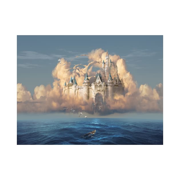 Castle in the Sky or Clouds of Shattered Dreams by surrealismart