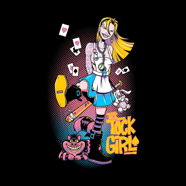 Tick Tock Girl - Goth Punk Alice in Wonderland by Nemons