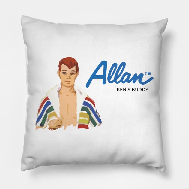 allan doll art Pillow by Venus Print