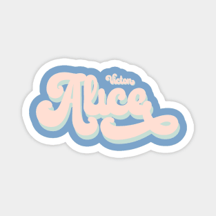 Victon Alice typography Magnet