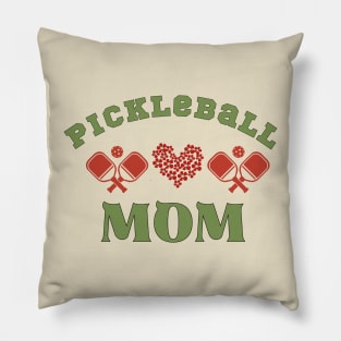 PICKLEBALL MAMA, HEART BALL AND PADDLE , cute for moms Pillow