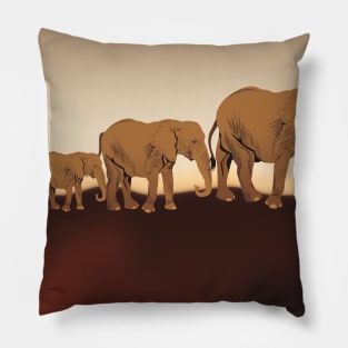 Elephant Cute Baby Elephant Wild Africa Safari Funny Pillow