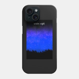 winter night Phone Case