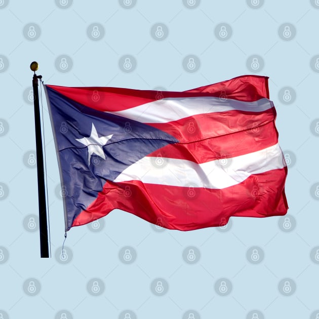 Puerto Rico Flag Waving Boricua Photography by bydarling