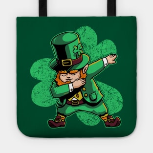 Dabechaun Leprechaun Dabbing St Patricks Day Green Shirt Tote