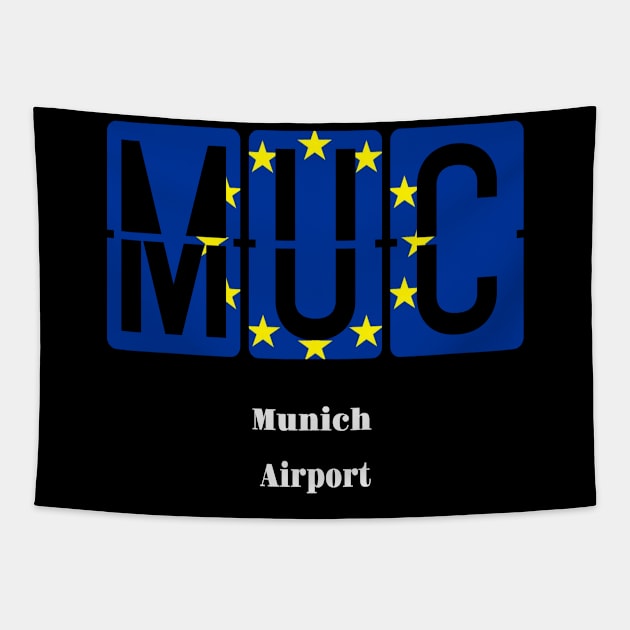 Munich Airport Germany Tapestry by Storeology