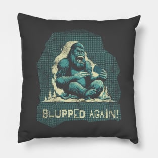 Blurry Sasquatch Pillow