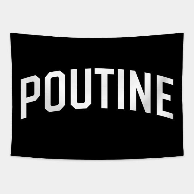 Poutine Canadian Food Canada French Fries Gravy Cheese Curds Tapestry by PodDesignShop