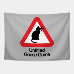 Untitled Video Game Superhero Cat Sign Gift For Gamers Tapestry