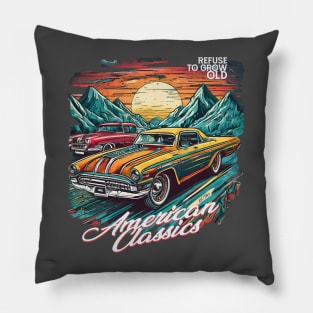 American Classic car Pillow