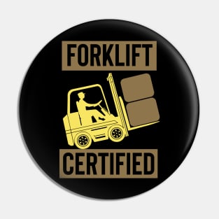 Forklift Certified Pin