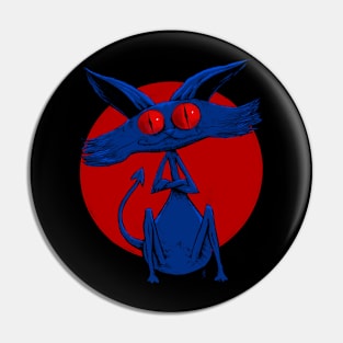 Satanic Cat Pin