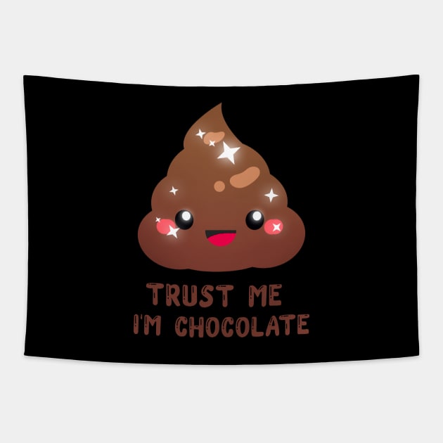 Trust Me I'm Chocolate Tapestry by AimarsKloset