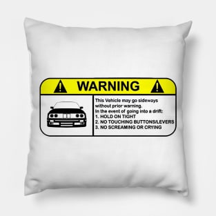 E30 BMW Pillow