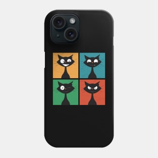 Quirky Cat Quarantine T-Shirt - Stay Pawsitive & Cozy Phone Case