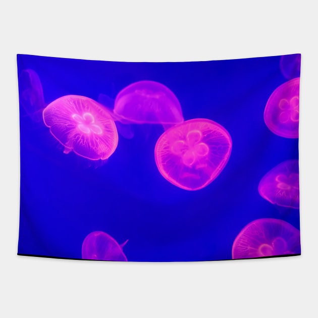 Jellyfish Artwork Tapestry by Pop Cult Store